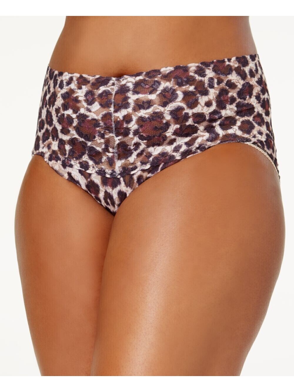 Hanky Panky Womens Plus Size Sophisticated Animal Print Bikini Size 2X